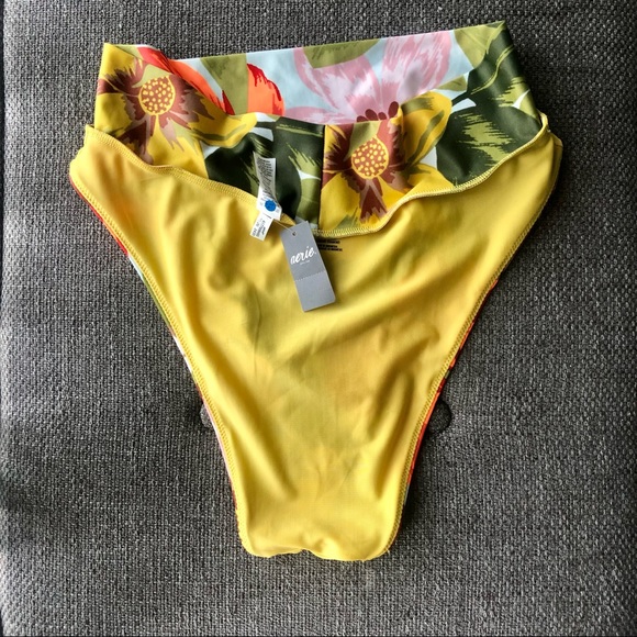 NEW Aerie floral high cut cheeky bikini bottom 🌺 - Picture 10 of 12